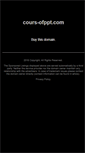 Mobile Screenshot of cours-ofppt.com